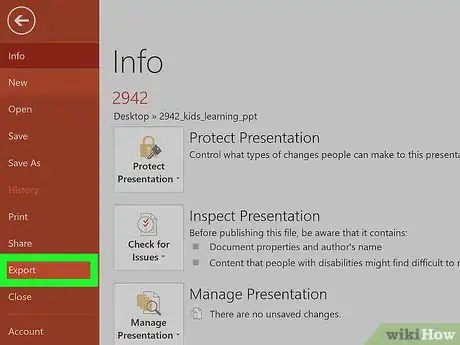 Image intitulée Convert PPT to Video Step 3
