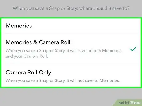 Image intitulée Save Pictures on Snapchat Step 6