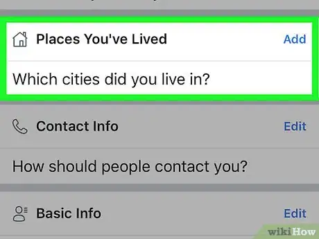 Image intitulée Change Your Location on Facebook Step 5