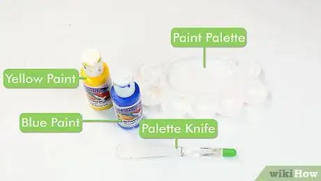 Image intitulée Mix Green Paint Step 1