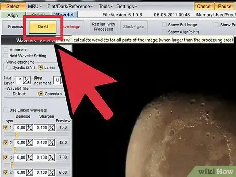 Image intitulée Align and Stack Multiple Moon Pictures with Ninox and Registax Step 13