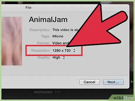 Image intitulée Export an iMovie Video in HD Step 8