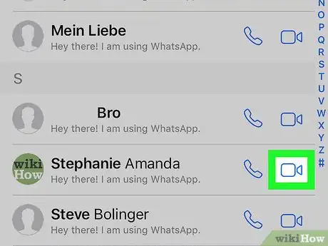 Image intitulée Video Call on WhatsApp Step 5