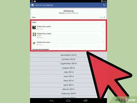Image intitulée Delete Likes on Facebook Step 13