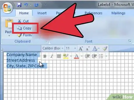 Image intitulée Create Labels in Microsoft Word Step 10