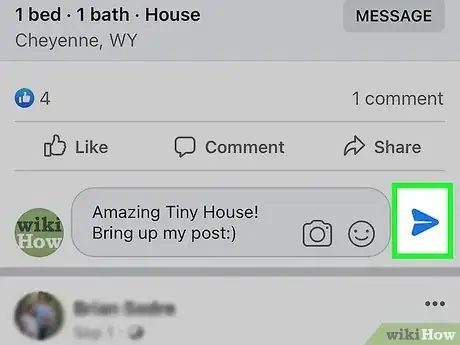 Image intitulée Bump a Post on Facebook Step 6