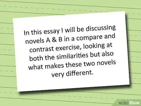 Image intitulée Start a Compare and Contrast Essay Step 1