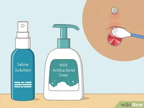 Image intitulée Treat an Irritated Belly Button Piercing Step 1