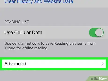 Image intitulée Remove Website Data from Safari in iOS Step 4