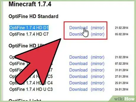 Image intitulée Install the Optifine Mod for Minecraft Step 2