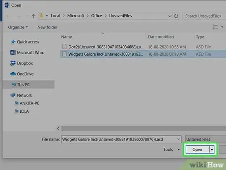 Image intitulée Recover Word Documents Step 6