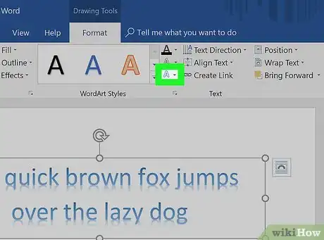 Image intitulée Bend Words in MS Word Step 6