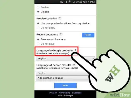 Image intitulée Change Language on Google Step 7