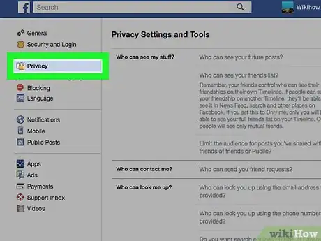 Image intitulée Make Facebook Private Step 24