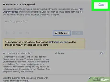 Image intitulée Make Facebook Private Step 28