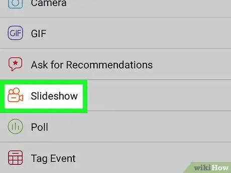 Image intitulée Make a Slideshow on Facebook Step 4