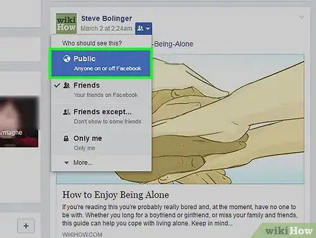 Image intitulée Make a Facebook Post Public Step 13