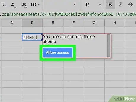 Image intitulée Pull Data from Another Sheet on Google Sheets on PC or Mac Step 15