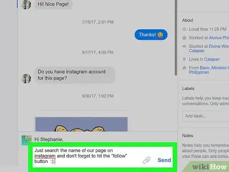 Image intitulée Send a Message from a Facebook Page Step 15