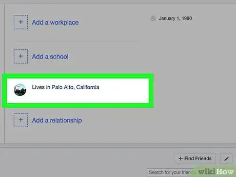 Image intitulée Change Your Location on Facebook Step 26