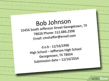 Image intitulée Write a College Resume Step 4