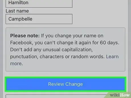 Image intitulée Change Your Name on Facebook Step 8