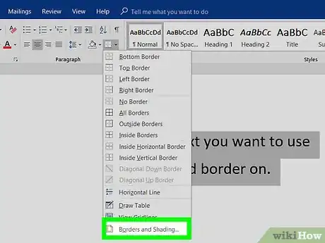 Image intitulée Add a Border to Word Step 6