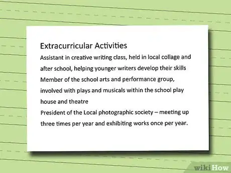 Image intitulée Write a College Resume Step 6