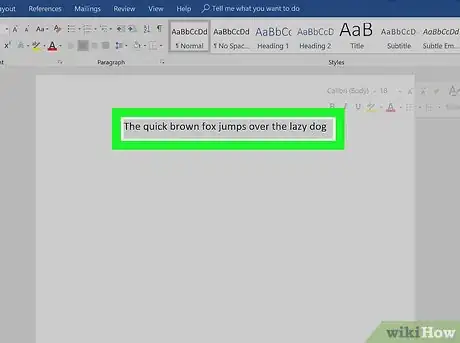 Image intitulée Bend Words in MS Word Step 2