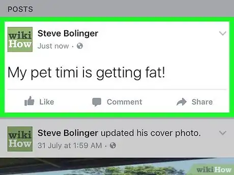 Image intitulée Add Photos to a Post on Facebook Step 14