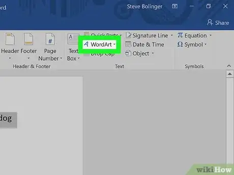 Image intitulée Bend Words in MS Word Step 4
