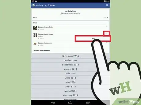 Image intitulée Delete Likes on Facebook Step 14
