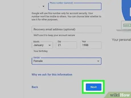 Image intitulée Make a Google Account Step 4