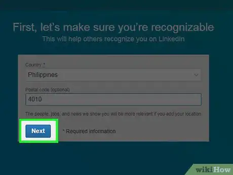 Image intitulée Create a LinkedIn Account Step 7