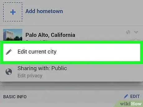 Image intitulée Change Your Location on Facebook Step 18