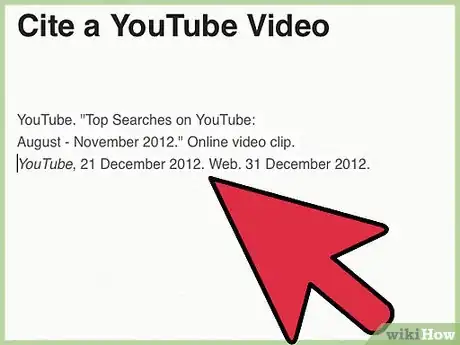 Image intitulée Cite a YouTube Video Step 12