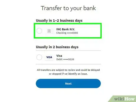 Image intitulée Transfer Money from PayPal to a Bank Account Step 15