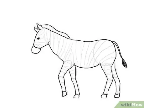 Image intitulée Draw a Zebra Step 22