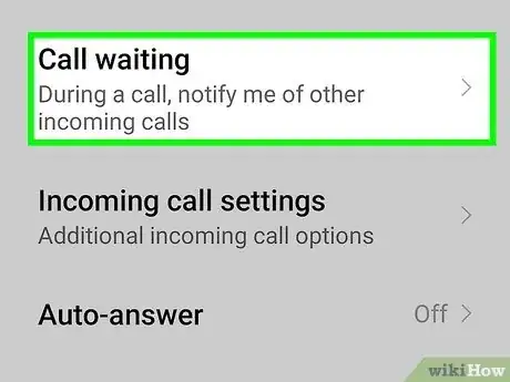 Image intitulée Activate Call Waiting on Android Step 6