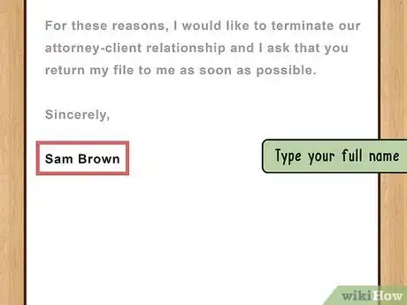 Image intitulée Write a Letter to Your Attorney Step 15