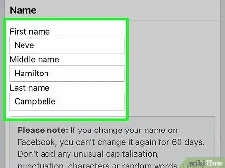 Image intitulée Change Your Name on Facebook Step 7