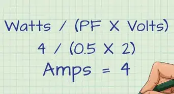 convertir des watts en ampères