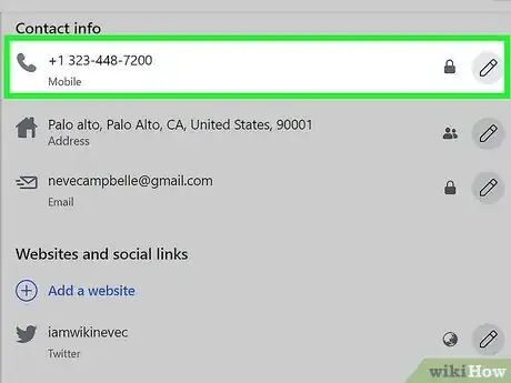 Image intitulée Hide Your Phone Number on Facebook Step 13