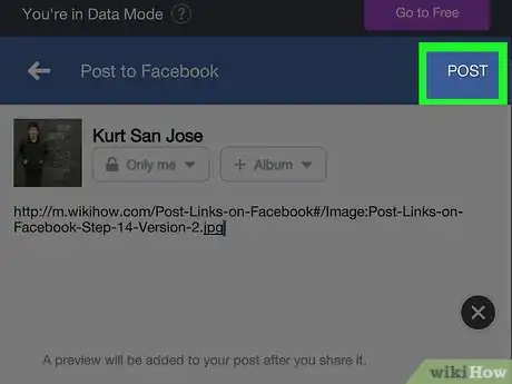 Image intitulée Post Links on Facebook Step 16