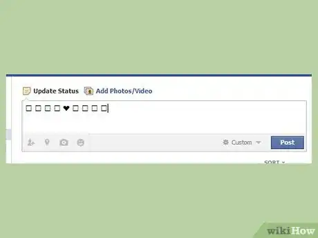 Image intitulée Make a Heart on Facebook Step 2Bullet1