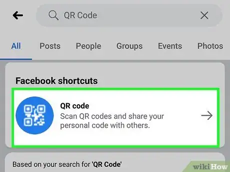 Image intitulée Use QR Codes on Facebook on Android Step 4