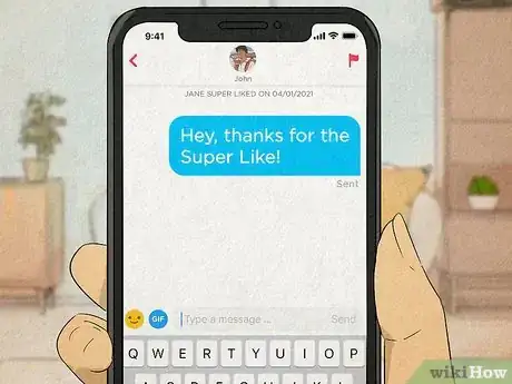 Image intitulée Respond to a Super Like on Tinder Step 3