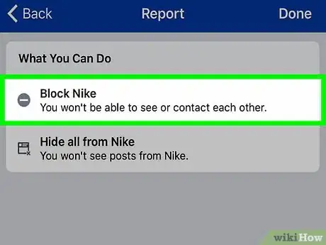 Image intitulée Block a Page on Facebook Step 6