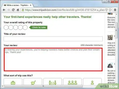 Image intitulée Write a Review on TripAdvisor Step 5
