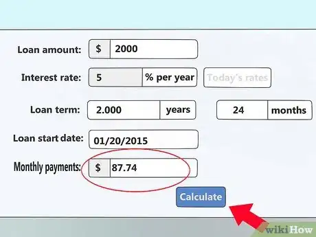 Image intitulée Calculate Loan Payments Step 6